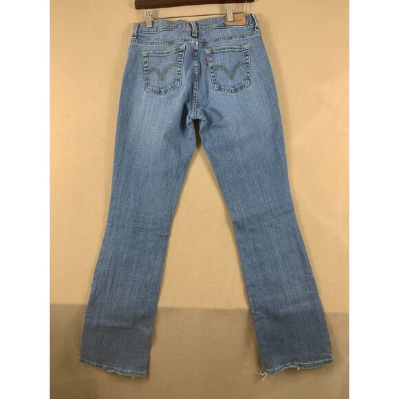 Levi's Jeans Women's 6L (28x31) Long Blue 515 Denim Mid Rise Bootcut Pants Rodeo - Picture 2 of 12
